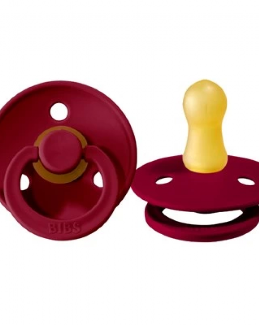 Bibs Colour Kauçuk Emzik 6-18 Ay Ruby