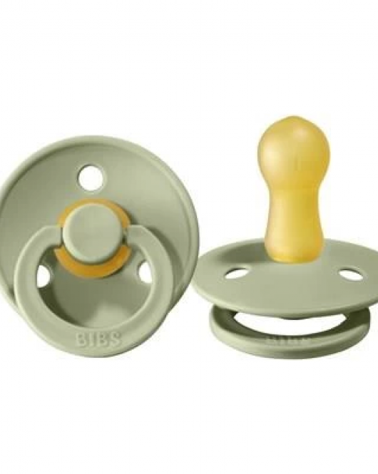 Bibs Colour Kauçuk Emzik 6-18 Ay Sage