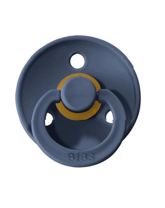 Bibs Colour Kauçuk Emzik 6-18 Ay Steel Blue