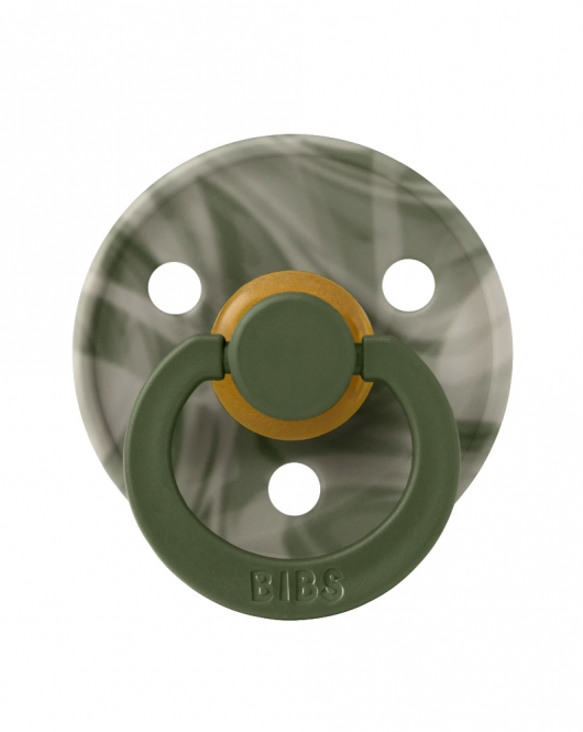 Bibs Colour Tie Dye Kauçuk Emzik 0-6 Ay Hunter Green / Sand
