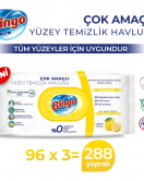 Bingo Yüzey Temizlik Havlusu 96 Adet Limon