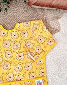 Candar Bear Desenli Sıvı Geçirmez Unisex Aktivite Ve Mama Önlüğü 6-24 Ay