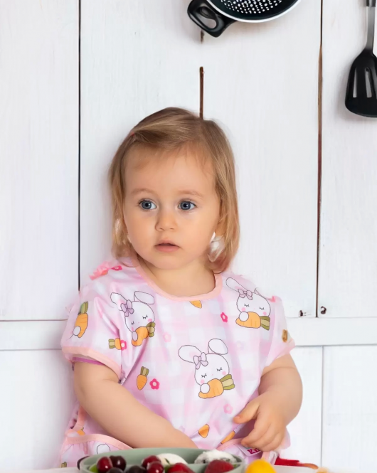 Candar Carrot Kolsuz Sıvı Geçirmez Aktivite Ve Mama Önlüğü 6-24 Ay