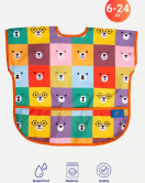 Candar Colour Bear'S Kolsuz Sıvı Geçirmez Aktivite Ve Mama Önlüğü 6-24 Ay