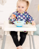 Candar Colourful Desenli Sıvı Geçirmez Uzun Kol Aktivite Ve Mama Önlüğü 6-24 Ay