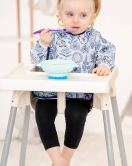 Candar Flower Desenli Sıvı Geçirmez Uzun Kol Aktivite Ve Mama Önlüğü 6-24 Ay