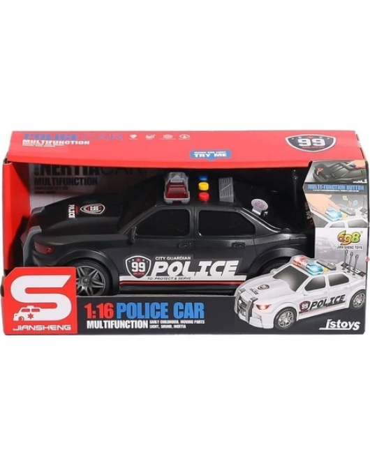 Canem Sesli Işıklı Sürtmeli Polis Arabası Js124c