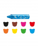 Carioca Jumbo Bebek Elleri Kirletmeyen Pastel Boya Kalemi 8'Li