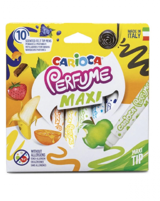 Carioca Kokulu Jumbo Keçeli Boya Kalemi 10'Lu