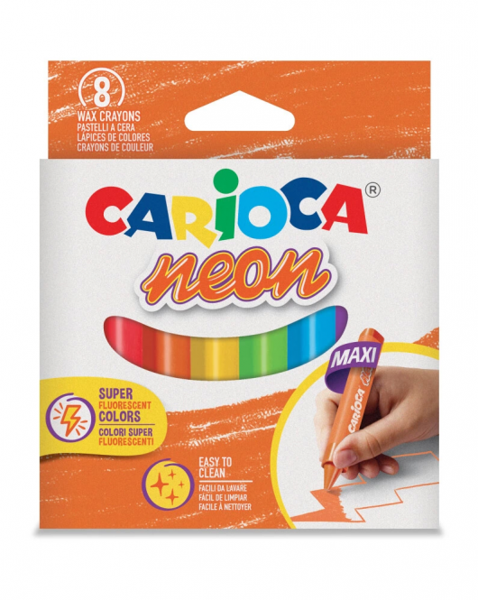 Carioca Pastel Boya Kalemi Fosforlu 8'Li