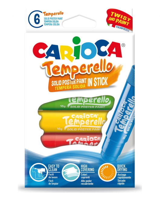 Carioca Temperello Stick Poster Boya Kalemi 6'Lı