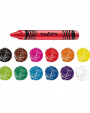 Carioca Wax Yıkanabilir Pastel Boya Kalemi 12'Li