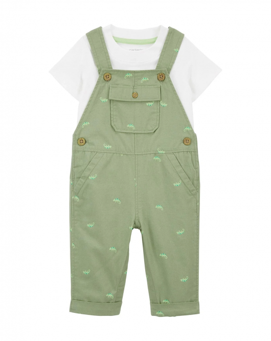 Carter's Erkek Bebek Salopet Set 1Q633310 Karışık Renkli