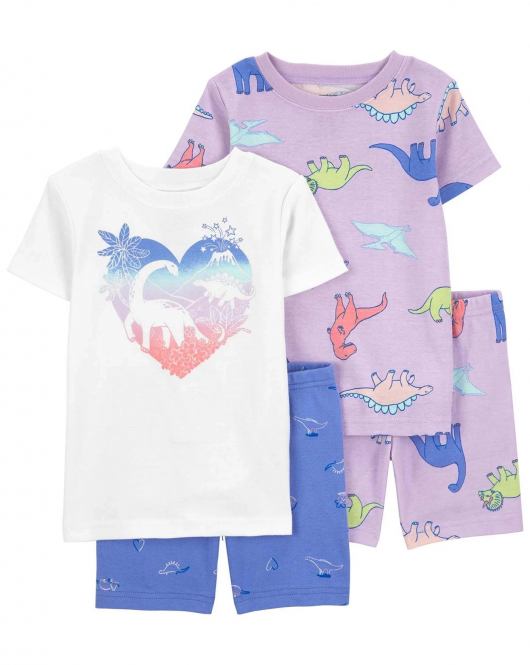 Carter's Kız Bebek 4'Lü Pijama Set 1Q514810 Karışık Renkli