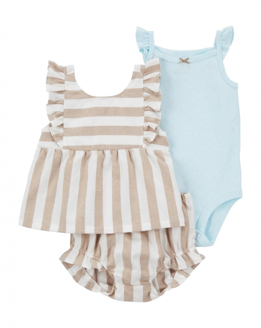 Carter's Kız Bebek Alt Üst Set 1Q596410 Karışık Renkli