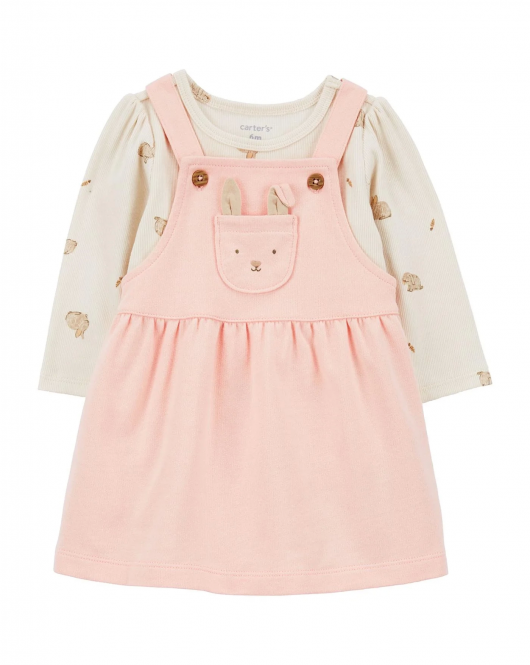 Carter's Kız Bebek Elbise Set 1Q643210 Karışık Renkli