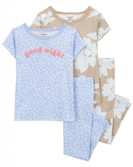 Carter's Kız Bebek Pijama Set 1Q514110 Karışık Renkli