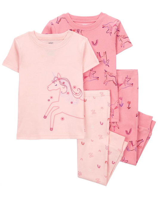 Carter's Kız Bebek Pijama Set 1Q514410 Karışık Renkli
