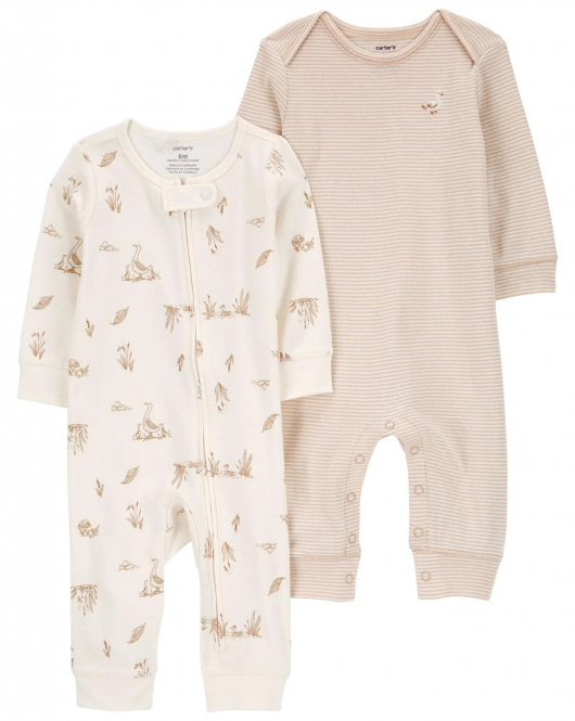 Carter's Layette Bebek 2'Li Tulum 1P603410 Karışık Renkli