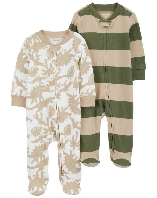 Carter's Layette Erkek Bebek 2'Li Tulum 1Q470410 Karışık Renkli