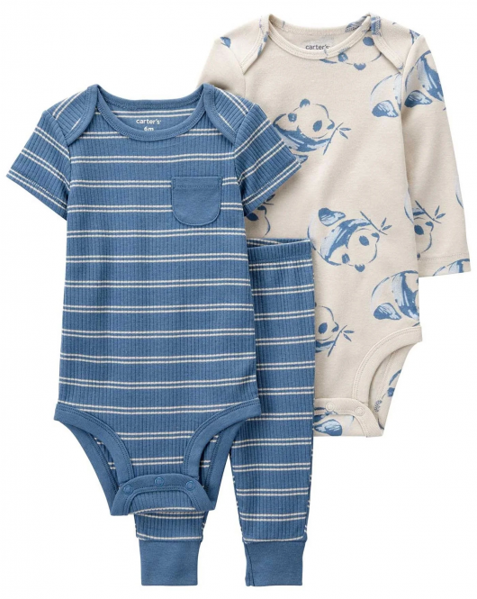 Carter's Layette Erkek Bebek 3'Lü Set 1P571210 Mavi