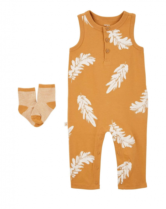 Carter's Layette Erkek Bebek Tulumlu Set 1P597910 Karışık Renkli