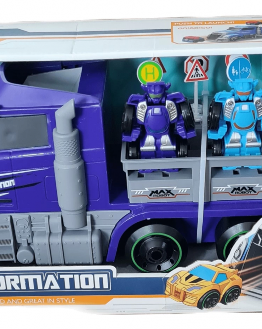 Ceren Toys Taşıyıcı Tır Ve Robota Dönüşen Mini Araçlar L017-8