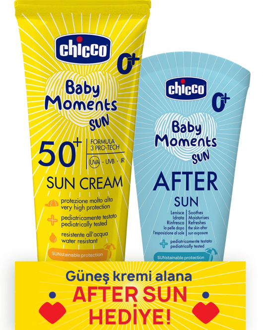 Chicco Baby Moments Sun Güneş Kremi Spf 50+ 75 ml + After Sun Hediye