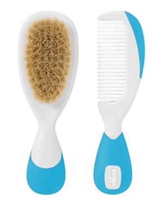 Chicco Fırça ve Tarak Seti 0 Ay+ Mavi