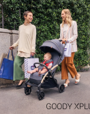 Chicco Goody XPlus Bebek Arabası Black Re Lux