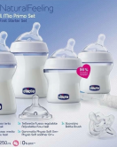 Chicco NaturalFeeling Yenidoğan Biberon Seti