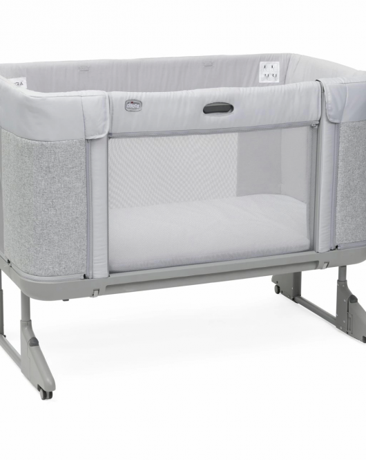 Chicco Next2Me Forever Anne Yanı Beşik Ash Grey Cross Collection