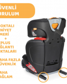 Chicco Oasys 23 Fixplus Evo 15-36 Kg Oto Koltuğu Jet Black