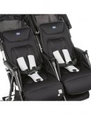 Chicco Ohlala Twin İkiz Bebek Arabası Black Nigth