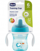 Chicco Yarı Yumuşak Uçlu Alıştırma Bardağı 6 Ay+ 200 ml Erkek