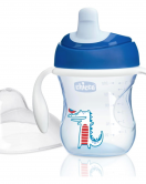 Chicco Yarı Yumuşak Uçlu Alıştırma Bardağı 6 Ay+ 200 ml Erkek