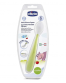Chicco Yumuşak Silikon Kaşık 6 Ay+ Yeşil