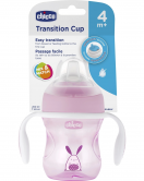 Chicco Yumuşak Uçlu Geçiş Bardağı 4 Ay+ 200 ml Kız