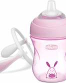 Chicco Yumuşak Uçlu Geçiş Bardağı 4 Ay+ 200 ml Kız
