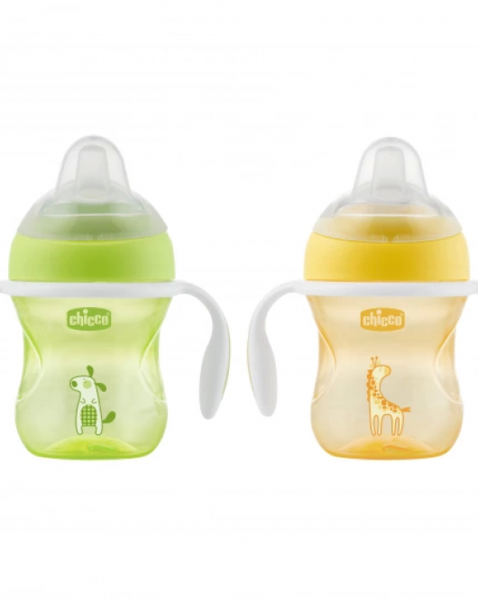 Chicco Yumuşak Uçlu Geçiş Bardağı 4 Ay+ 200 ml Unisex