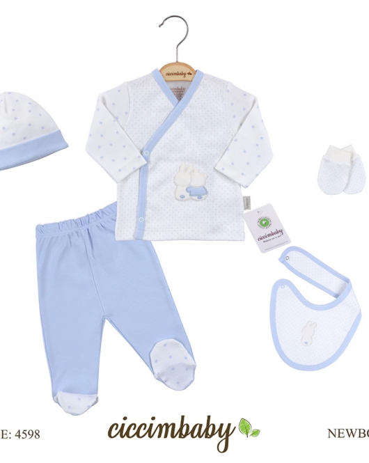 Ciccim Baby 4598 Zıbın Takımı Mavi