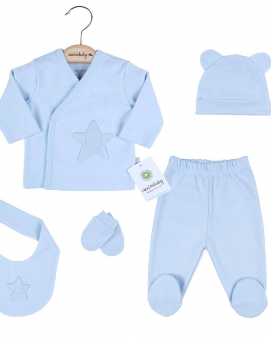Ciccim Baby 4806 Zıbın Set Mavi