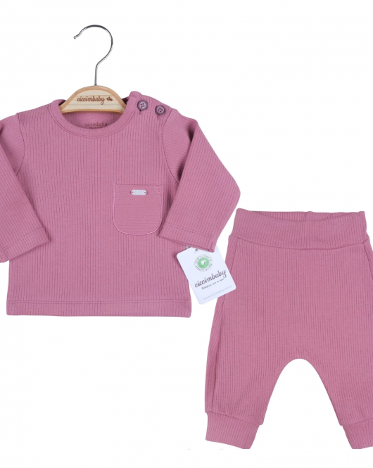 Ciccim Baby Cepli 2'li Takım 4778 Gül Kurusu