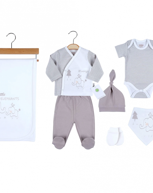 Ciccim Baby Filli 7li Zıbın Seti 4655 Toprak