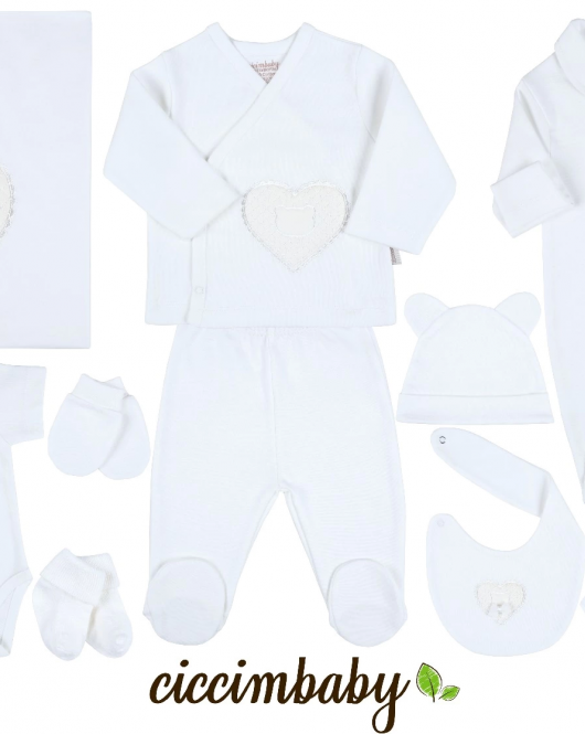 Ciccim Baby Kalpli Ayıcık 10'Lu Hastane Çıkışı 4741 Ekru