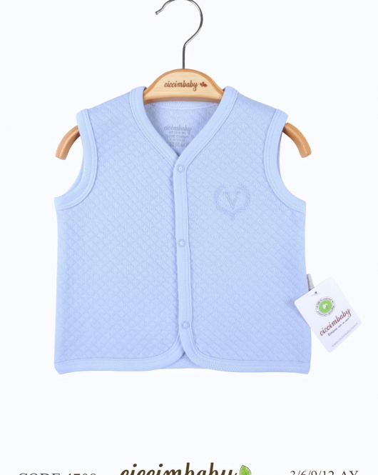 Ciccim Baby Kapitone Yelek 4708 Mavi