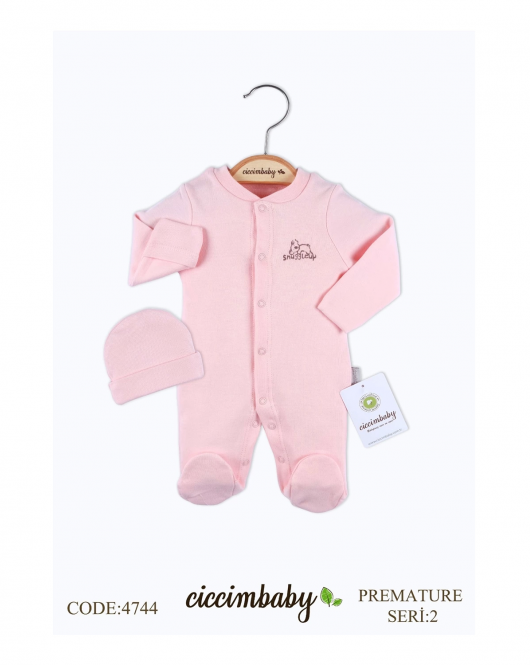 Ciccim Baby Prematüre Bebe Tulum 4744 Pembe