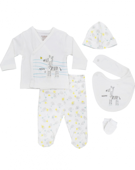 Ciccim Baby Zebra 5'Li Zıbın Seti 4605 Sarı