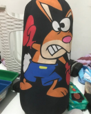 Çocuk Boks Torbası 2 Çift Eldiven Hediyeli Eğlenceli Evde Boks(Unisex Kız-Erkek) Siyah