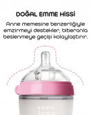 Comotomo Antikolik Silikon Biberon 150 ml 0-3 Ay Pembe